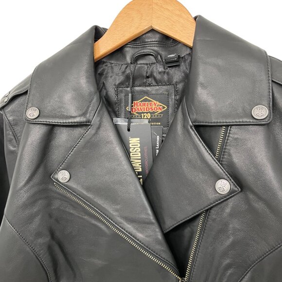 Harley-Davidson® Women's Leather Motorcycle Jacket XL - Picture 4 of 14